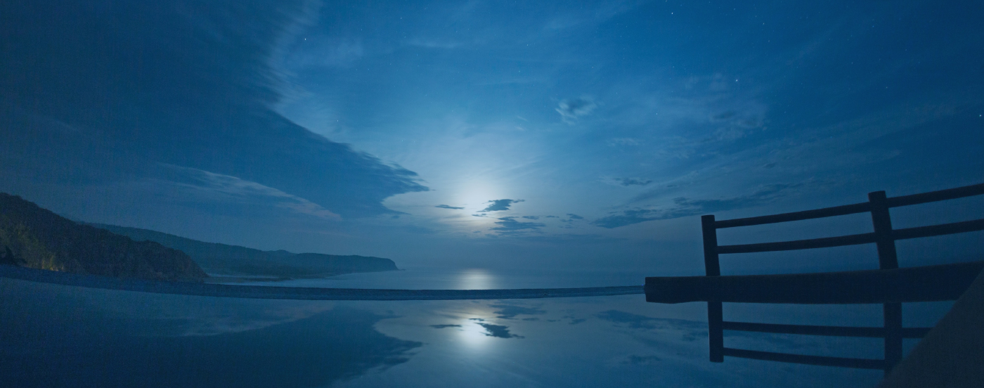 Moonlight over the Pacific