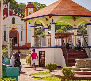 Gazebo in Pluma Hidalgo