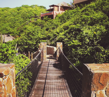 A bridge walkway at Montecito